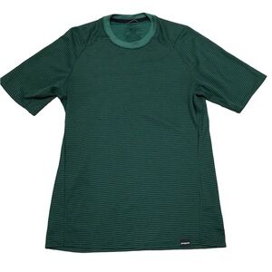 Patagonia Mens Striped Tee (Green)